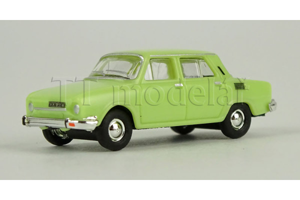 Osobní automobil Škoda 110L, limetkově zelený, TT, Herpa 066570-003