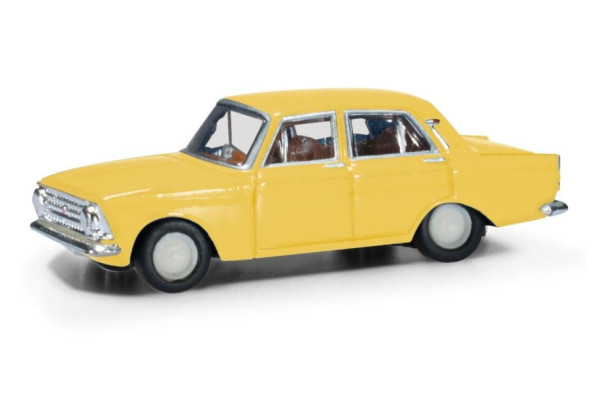 Osobní automobil Moskvič 408, žlutý, TT, Herpa 066877-002 Osobní automobil Moskvič 408, žlutý, TT, Herpa 066877-002
