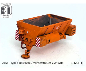 Stavebnice, nástavba pro údržbu silnic – sypací nástavba VSV-6/III, TT, Štěpnička 215a