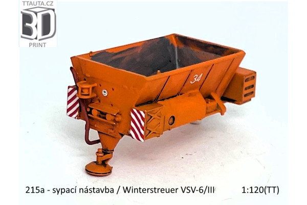 Stavebnice, nástavba pro údržbu silnic – sypací nástavba VSV-6/III, TT, Štěpnička 215a