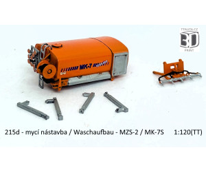 Stavebnice, nástavba pro údržbu silnic – mycí nástavba MZS-2 / MK-7S, TT, Štěpnička 215d