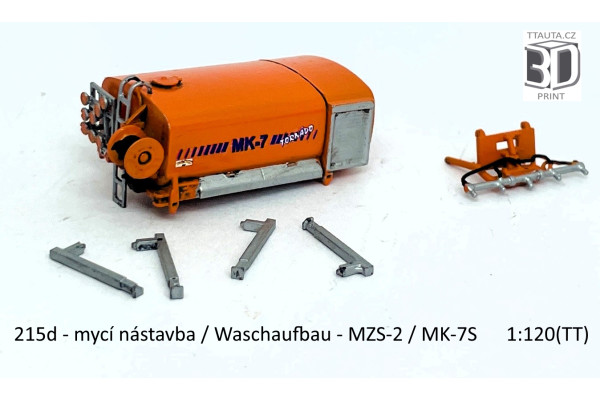 Stavebnice, nástavba pro údržbu silnic – mycí nástavba MZS-2 / MK-7S, TT, Štěpnička 215d