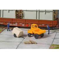 Malý nákladní vůz Waran 1500 s kompresorovým přívěsem, TT, Auhagen 43698