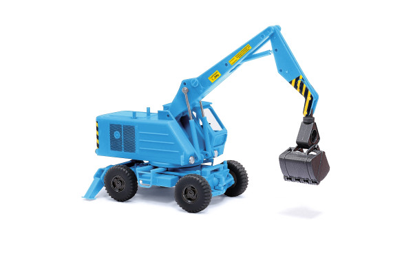 Mobilní bagr Weimar T 174-2, modrý, TT, Busch 87400