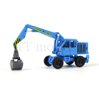 Mobilní bagr Weimar T 174-2, modrý, TT, Busch 87400