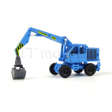 Mobilní bagr Weimar T 174-2, modrý, TT, Busch 87400
