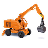 Mobilní bagr Weimar T 174-2, oranžový, TT, Busch 87403