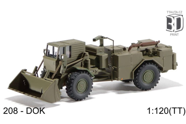 Stavebnice, DOK – dozer otočný kolový, TT, Štěpnička 208