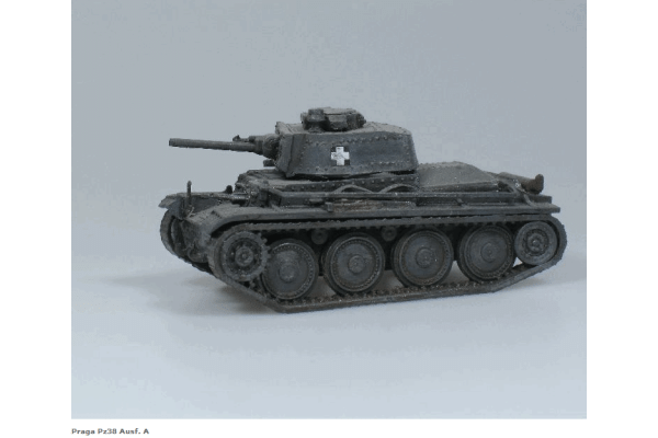 Stavebnice tanku Praga Pz38 Ausf. A, H0, SDV 87006