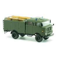 IFA W50LA TLF16, vojenská zelená, balonová kola, pohon všech kol, TT, Haedl 124038