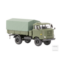 IFA W50LA/A, krátká korba a plachta, balonová kola, TT, Haedl 124058