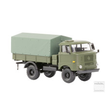 IFA W50LA/A, krátká korba a plachta, balonová kola, TT, Haedl 124058