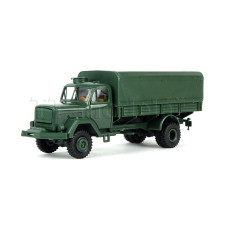 Vojenský automobil Magirus A 6500 „BUNDESWEHR“, s plachtou, H0, Herpa 746632