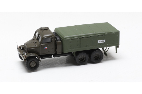 Nákladní automobil Praga V3S AKZS-75M, vojenská, IV. epocha, TT, IGRA MODEL 66708115 Nákladní automobil Praga V3S AKZS-75M, vojenská, IV. epocha, TT, IGRA MODEL 66708115