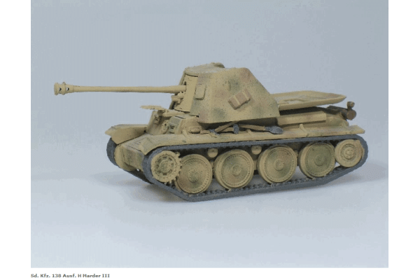 Stavebnice samohybného děla Sd. Kfz. 138 Ausf. H Marder III, H0, SDV 87034