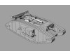 Stavebnice britského tanku Mark IV Female, TT, Hauler HTT120101