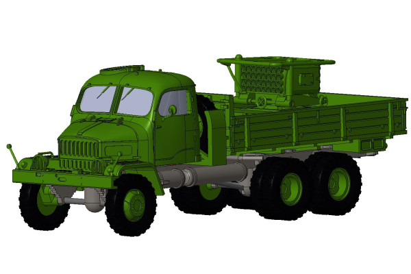 Stavebnice automobilu Praga V3S, raktomet, TT, IGRA MODEL 66708116