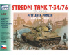 Stavebnice středního tanku T-34/76 vz. 1942, H0, SDV 87155