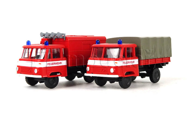 Set dvou hasičských automobilů Robur, TT, model Galerie Tillig 2022, DOPRODEJ, Tillig 502180