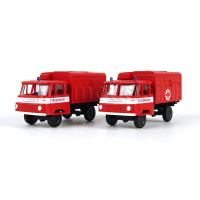 Set dvou hasičských Roburů, IV. epocha, TT, model Galerie Tillig 2025, Tillig 502419