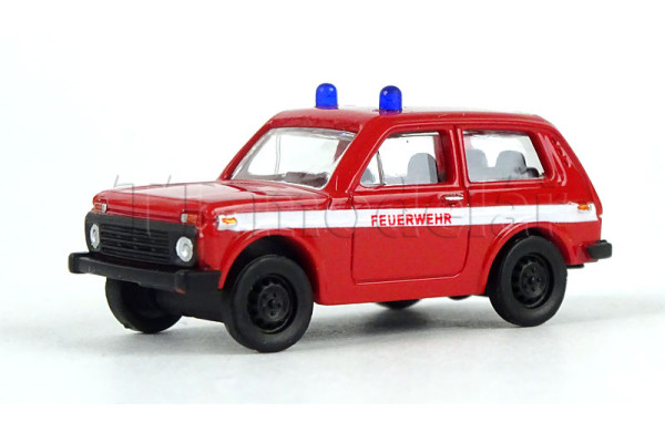 Osobní automobil Lada Niva, hasiči, TT, Busch 87111 Osobní automobil Lada Niva, hasiči, TT, Busch 87111