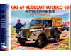 Stavebnice automobilu GAZ 69A, hlídka VB, H0, SDV 446