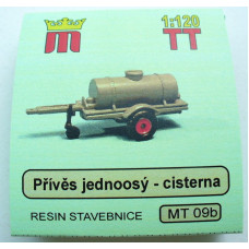 Stavebnice vlečky - cisterny na fekálie, TT, Miniatur MT09b