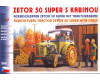 Stavebnice traktoru Zetor 50 Super s kabinou, H0, SDV 385