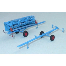 Stavebnice, vozík na žací lištu Fortschritt E512, TT, Štěpnička D009