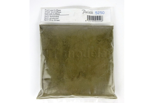 Prach pod 0,25 mm, spilit, šedohnědý, Polák 5250