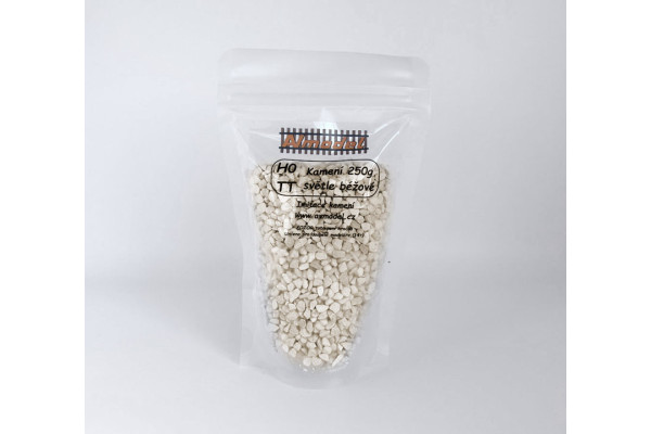 Kamení světle béžové, 250 g, TT/H0, AV Model KR-006 Kamení světle béžové, 250 g, TT/H0, AV Model KR-006