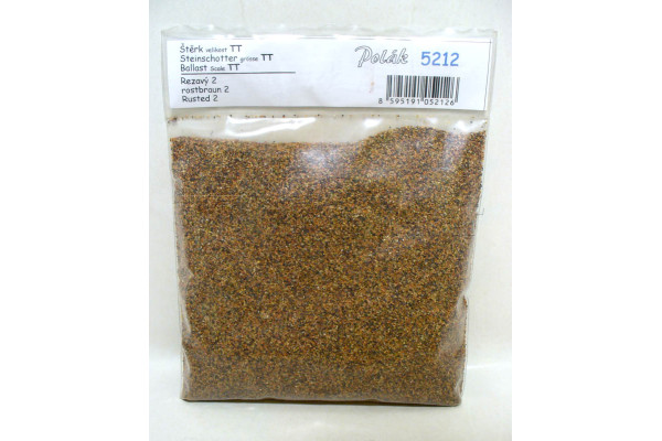 Štěrk, rezavý 2, 200 g, TT, DOPRODEJ, Polák 5212