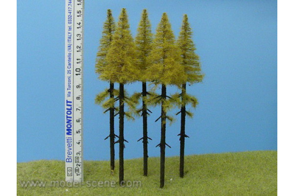 Modřín s kmenem, podzimní, výška 150 mm, 1 kus, Model Scene MK154-A Modřín s kmenem, podzimní, výška 150 mm, 1 kus, Model Scene MK154-A