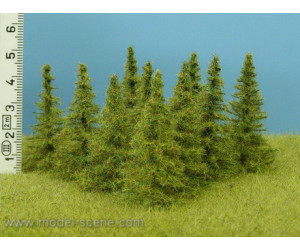 Modřín bez kmene, výška 50 mm, Model Scene MO050-A