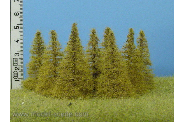 Modřín bez kmene, podzimní, výška 50 mm, 1 kus, Model Scene MO054-A Modřín bez kmene, podzimní, výška 50 mm, 1 kus, Model Scene MO054-A