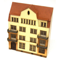 Stavebnice, Schillerstraße č. 21, poloreliéf, H0, BubiModel h060221