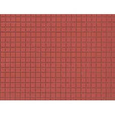 Dlažba, červená, 2 kusy, H0/TT, Auhagen 52222
