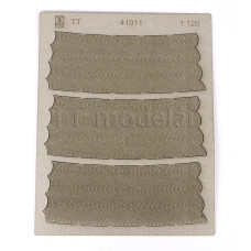 Silnice, mírný oblouk, kroužková dlažba TT, Model Scene 41911 Silnice, mírný oblouk, kroužková dlažba TT, Model Scene 41911