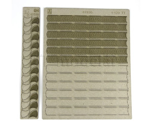 Chodníky s obrubníky, obloukový klad, H0, Model Scene 48930