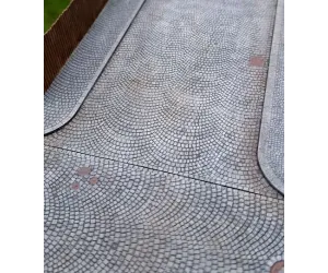 Křižovatka tvaru T, kroužková vazba, H0, Model Scene 48951