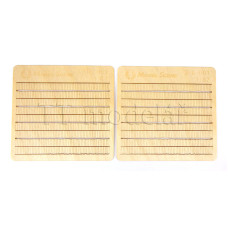 Dřevěné střešní šindele, 2 aršíky, H0, Model Scene SI8-001