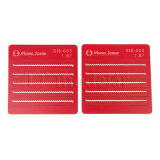 Střešní tašky, 2 aršíky, H0, Model Scene SI8-003