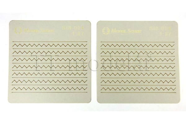 Eternit, šablony, 2 aršíky, H0, Model Scene SI8-004