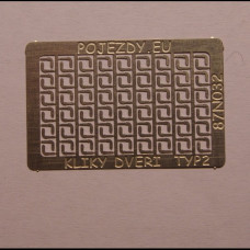 Kliky dveří, H0, Pojezdy 87N032AP