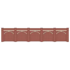 Opěrná zeď cihlová, 304 mm, TT, Peco LK12168 Opěrná zeď cihlová, 304 mm, TT, Peco LK12168