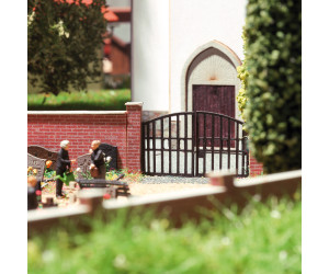 Cihlová zeď s bránou, TT, Busch 8923