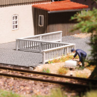 Zábradlí / plot, 12 kusů, H0, Busch 7746
