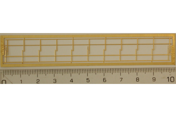 Zábradlí z L profilů, 2x 100 mm, N, Lepieš N013