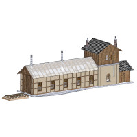 Výtopna Malá Morávka, stavebnice, TT, IGRA MODEL 260003 Výtopna Malá Morávka, stavebnice, TT, IGRA MODEL 260003