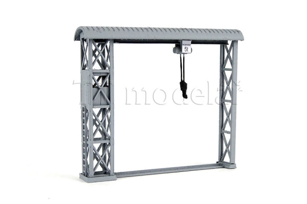 Kovový jeřáb, hotový model, N, ES Pečky 49003